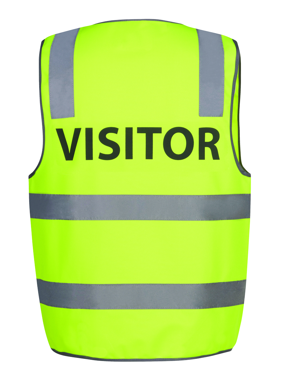 JB's Hi Vis (D+N) Safety Vest Visitor