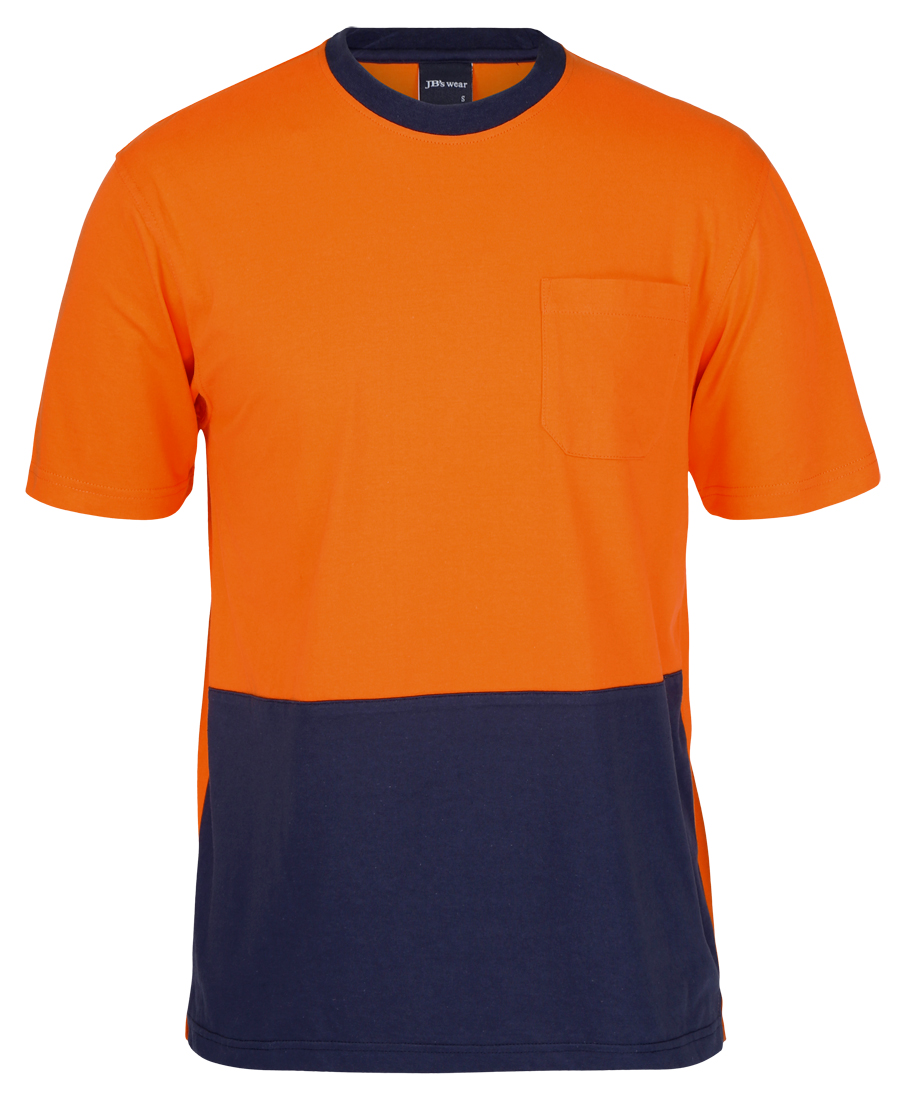 JB's Hi Vis Crew Neck Cotton T-Shirt - Image 3