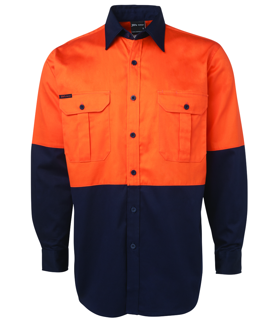 JB's Hi Vis LS 190G Shirt - Image 3