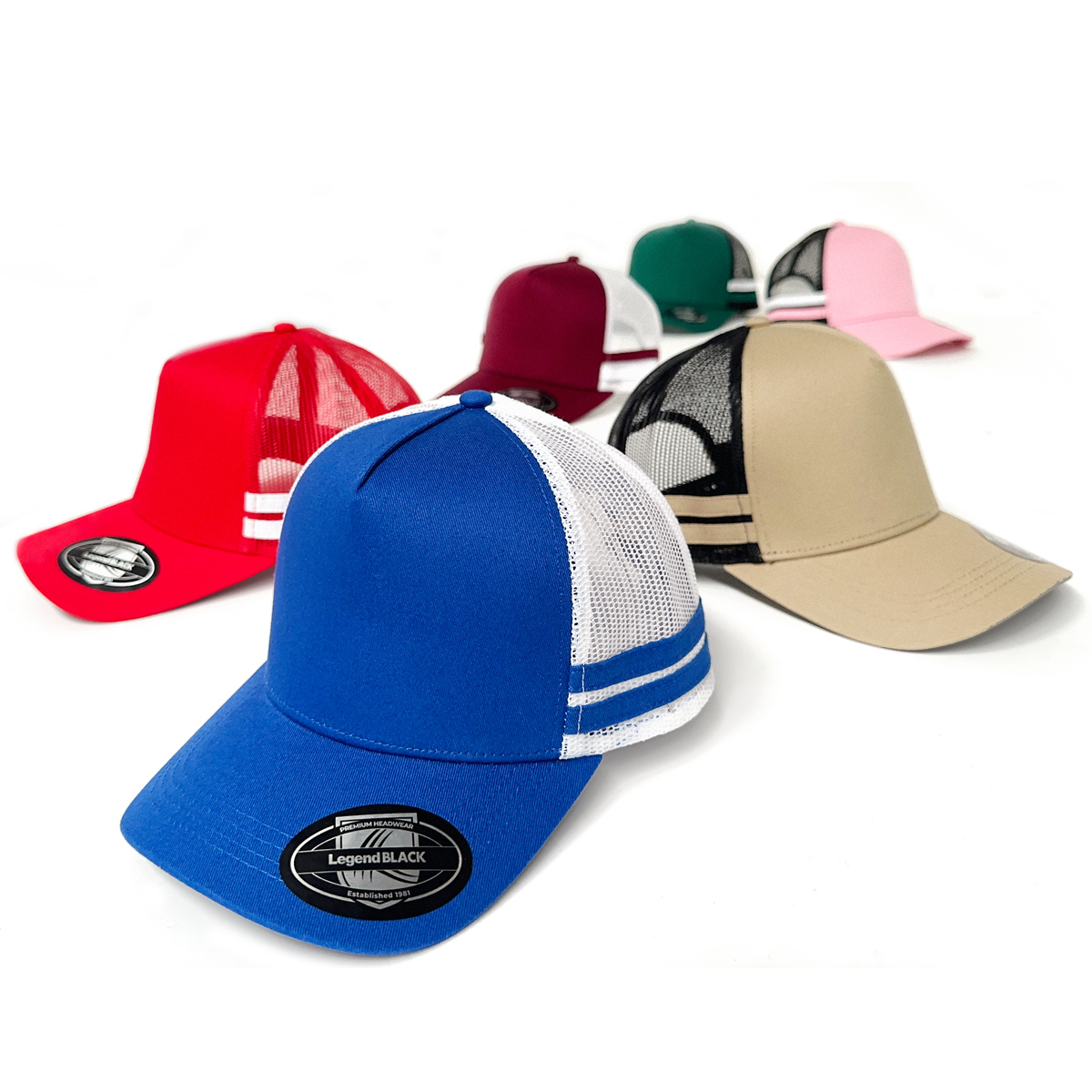 7050 Striped Trucker - Image 21