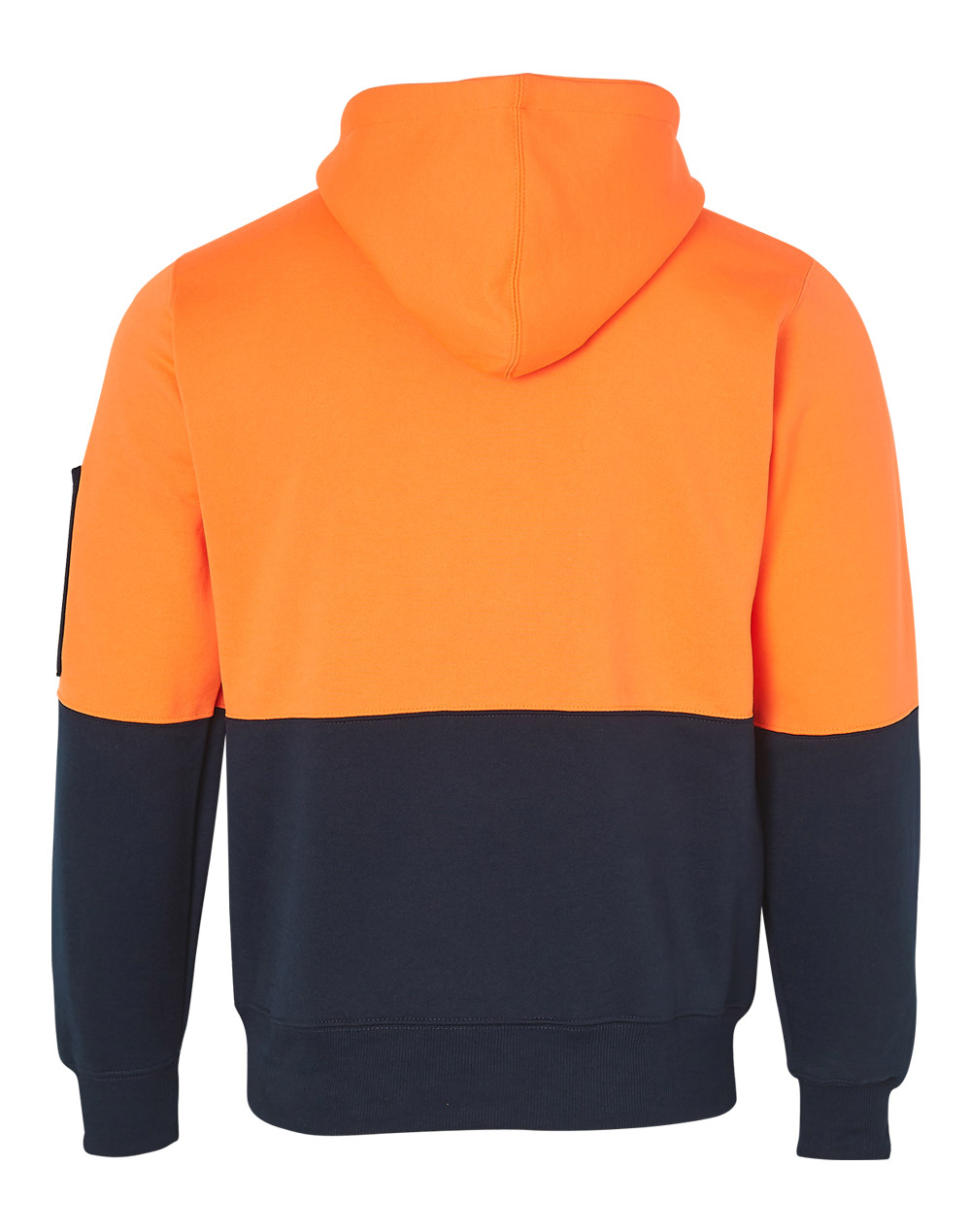 SW38 Hi-Vis Unisex Two Tone Fleecy Hoodie - Image 6
