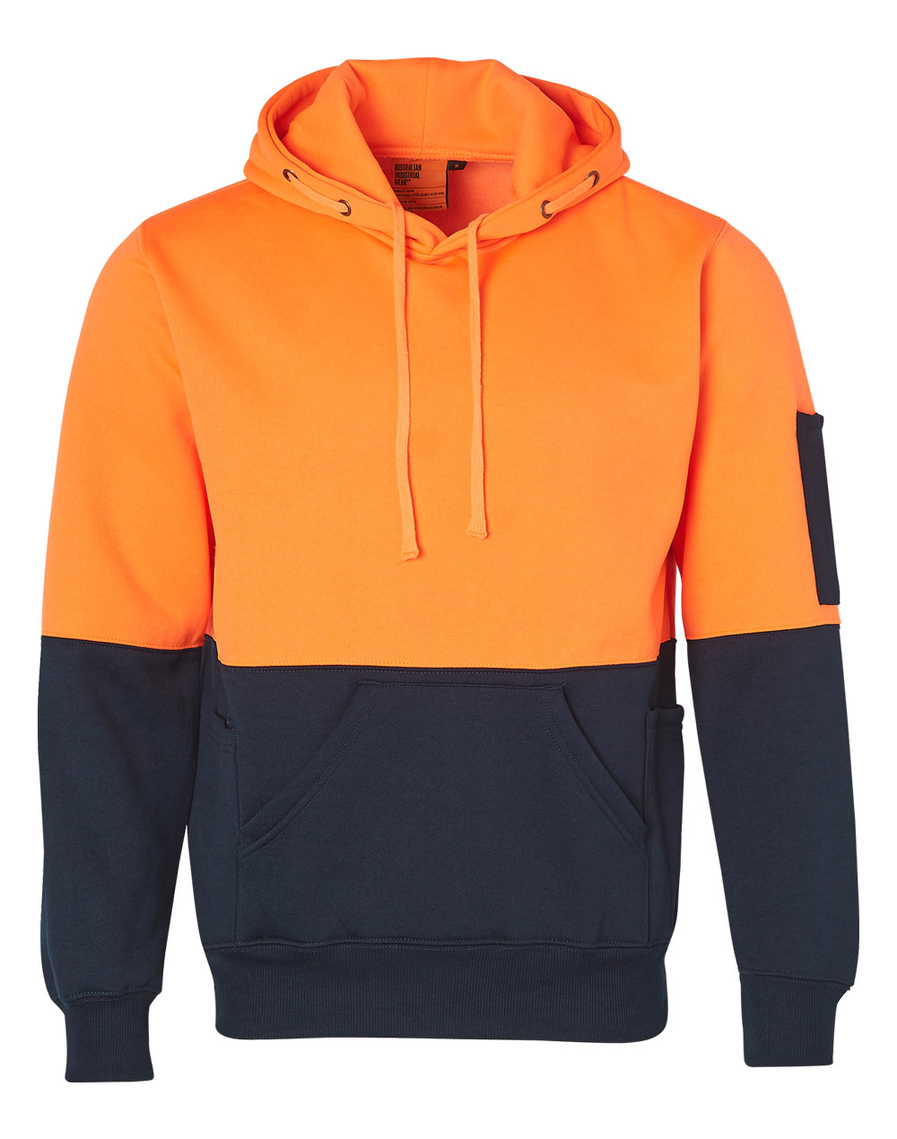 SW38 Hi-Vis Unisex Two Tone Fleecy Hoodie - Image 5